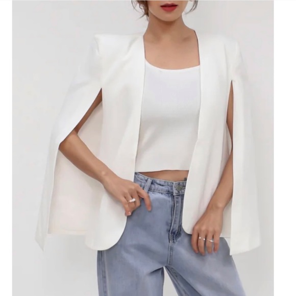 New Alberto Makali Wool Cape Jacket - Picture 4 of 14